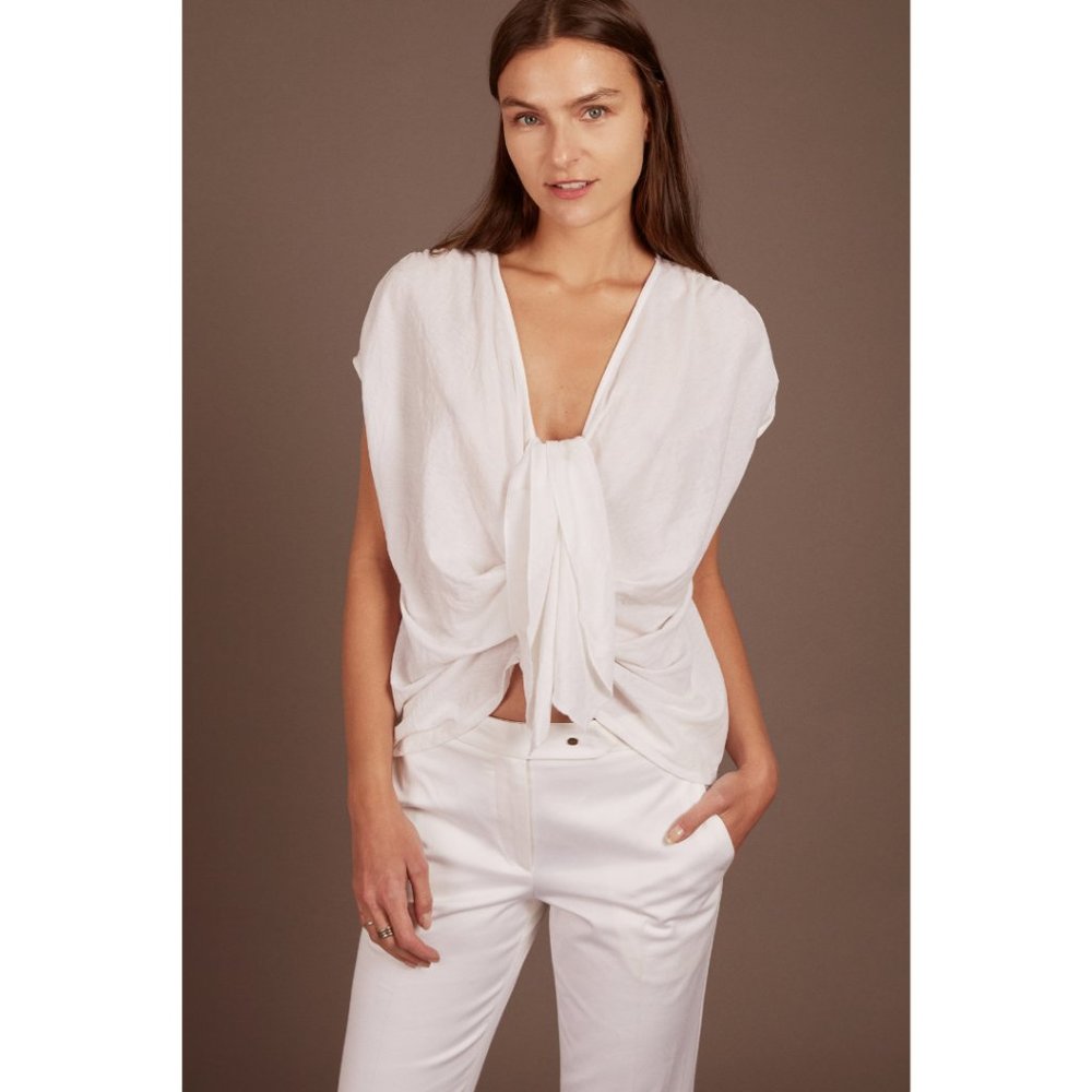 🍋3 for $20🍋 ZARA White Summer Short Sleeve Top Size S